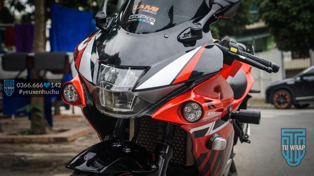 Suzuki GSX R150 lên tem trùm candy Red 9