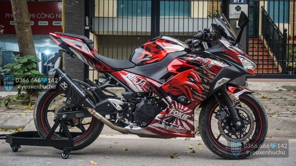 kawasaki ninja400 đỏ siêu ngầu 10