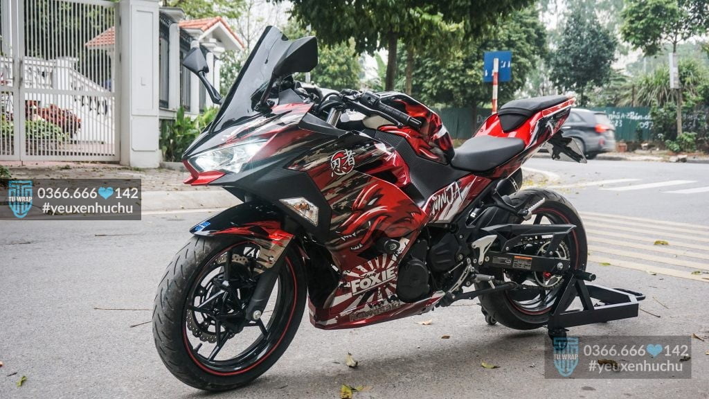 kawasaki ninja400 đỏ siêu ngầu 9