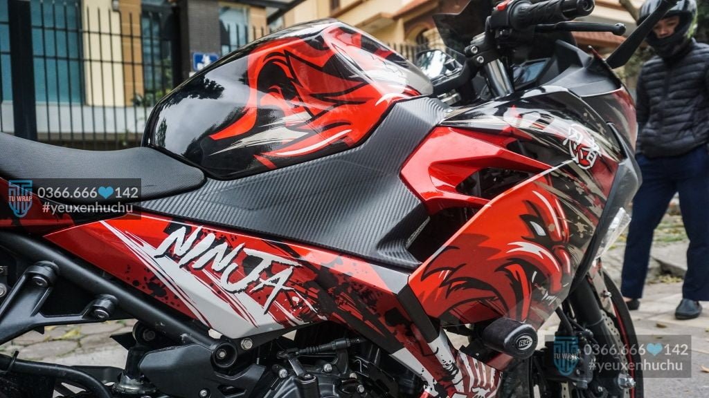 kawasaki ninja400 đỏ siêu ngầu 7