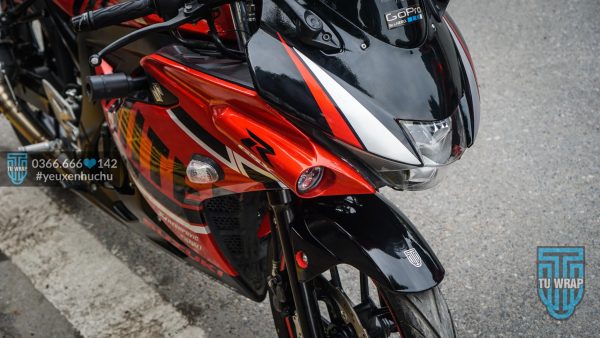 Suzuki GSX R150 lên tem trùm candy Red