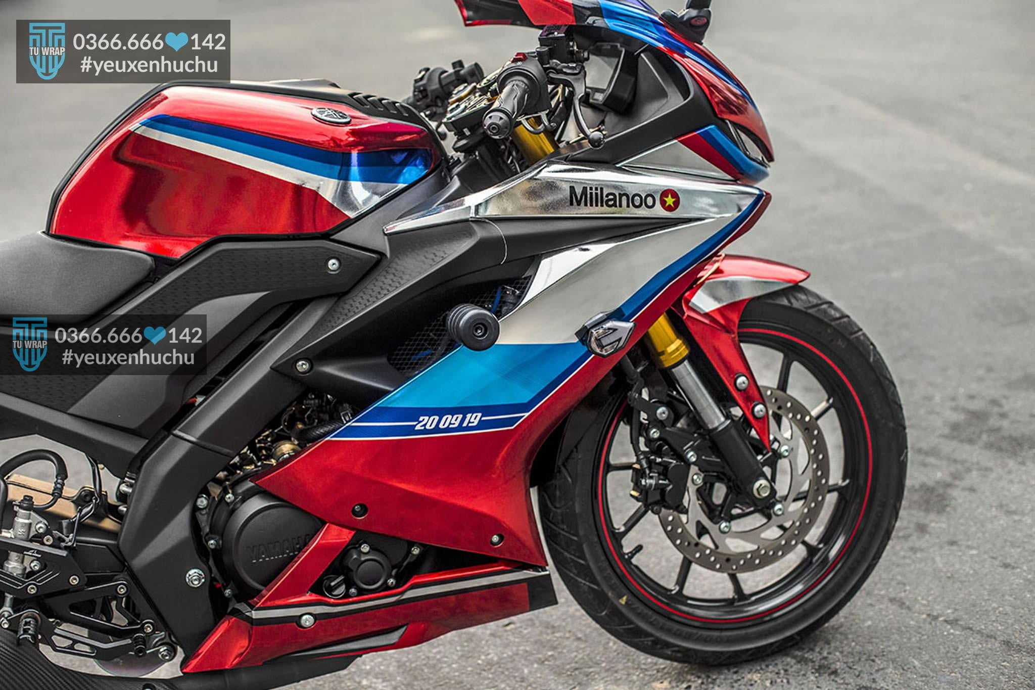 Yamaha R15 V3 2019 màu đỏ nhám lên sương sương món đồ chơi đón Tết