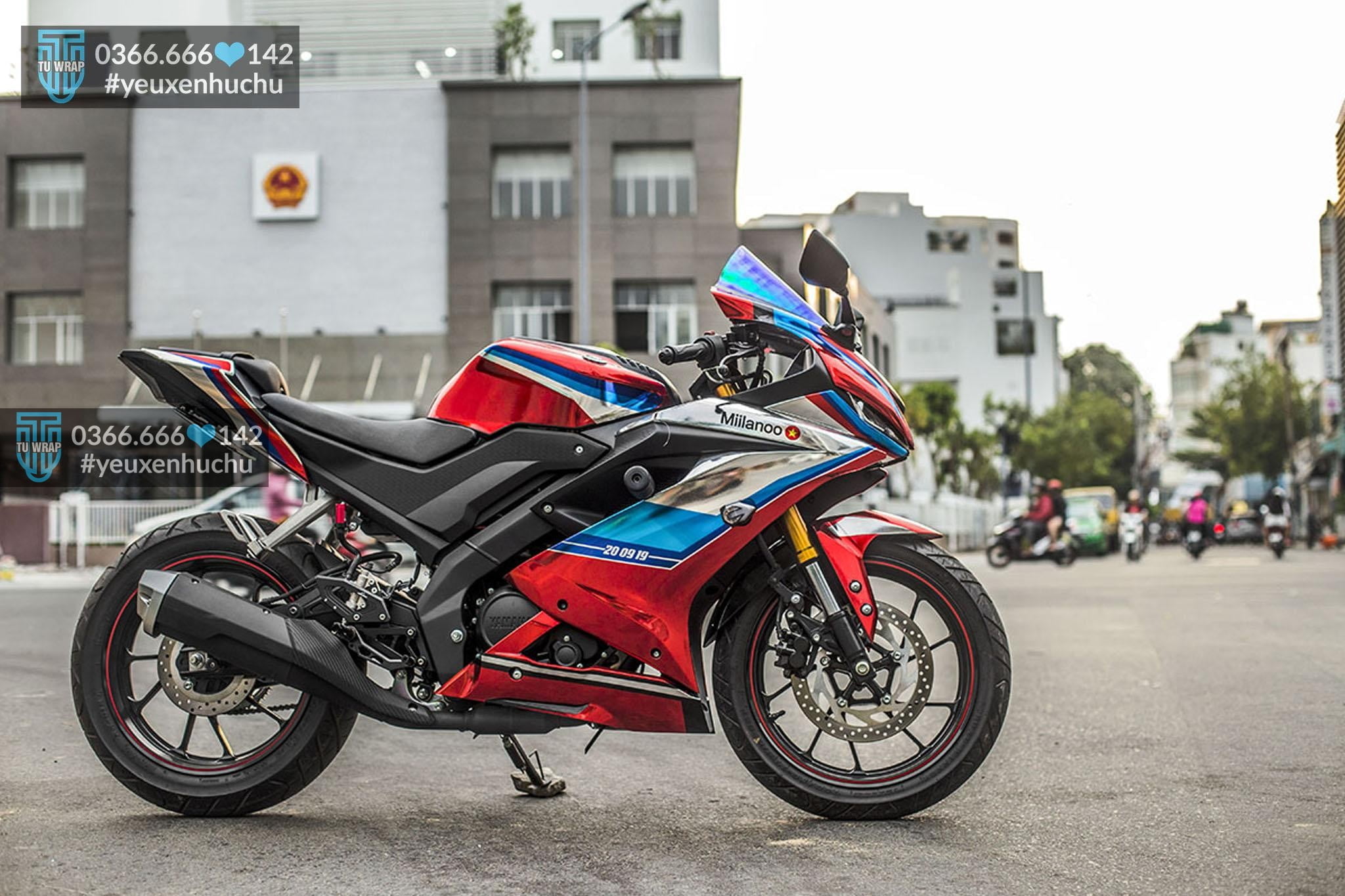 TOPCác mẫu Decal tem trùm dán xe Yamaha R15 V3 đẹp nhất 2020