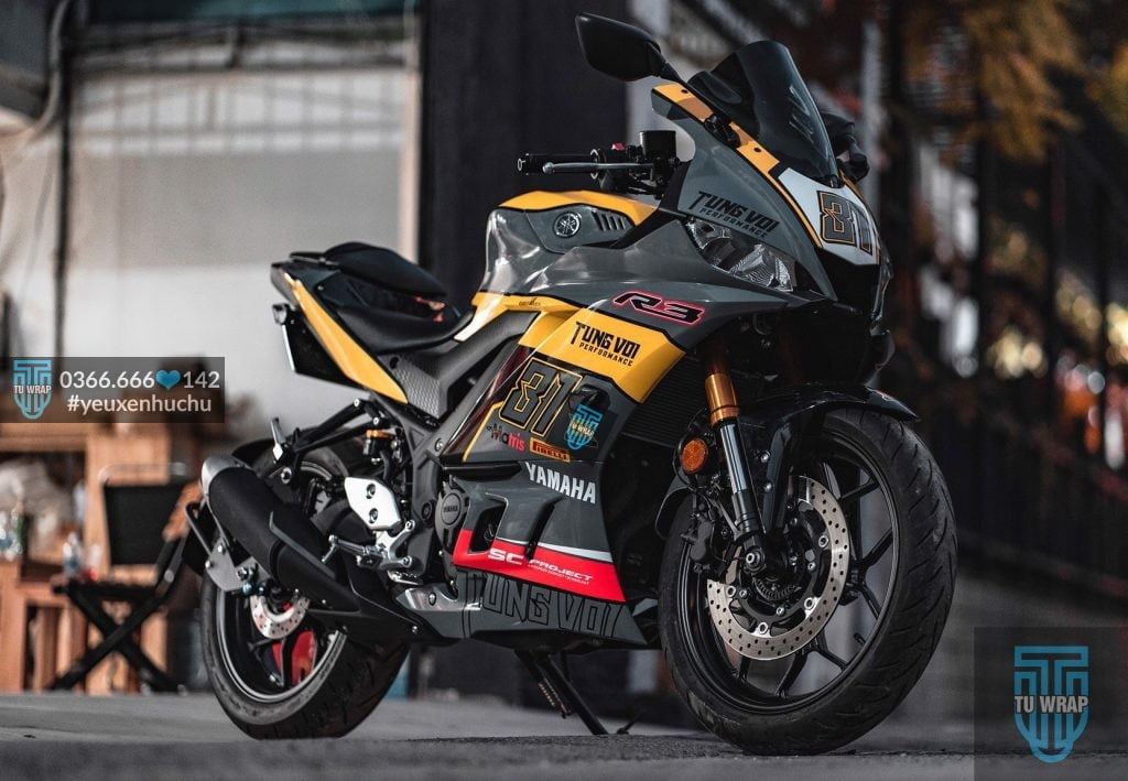 yamaha r3 xám xi măng 7