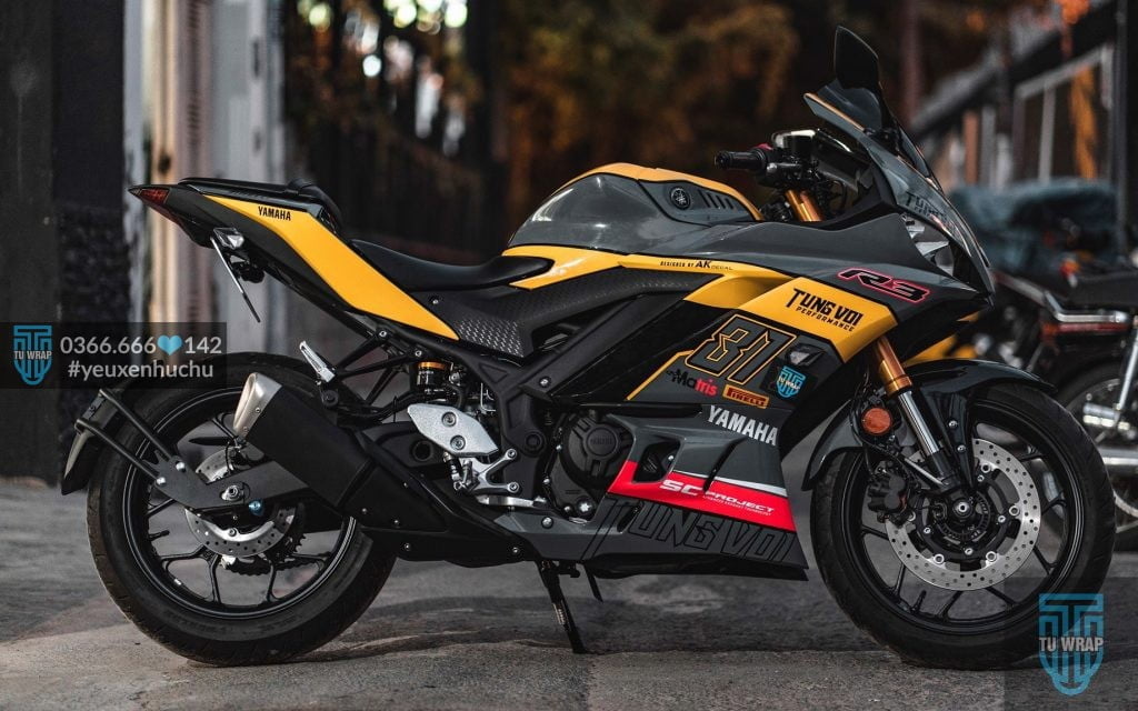 yamaha r3 xám xi măng 6