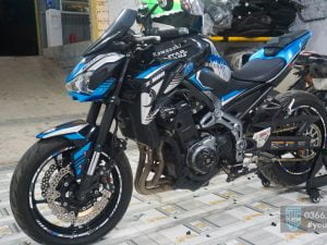 kawasaki z900 monster xanh ngọc 15