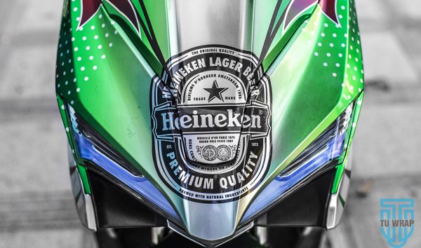 tem xe airblade heineken candy