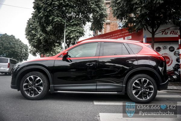 mazda cx5 đổi màu nửa trên đỏ candy