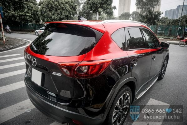 mazda cx5 đổi màu nửa trên đỏ candy