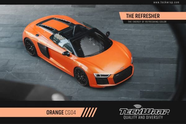 ô tô audi dán đổi màu cam cg04 orange