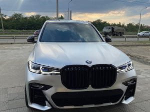 bmw x7 dán đổi màu teckwrap ech20 metal silver 11