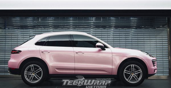 porsche dán đổi màu teckwrap sl01 pink sakura