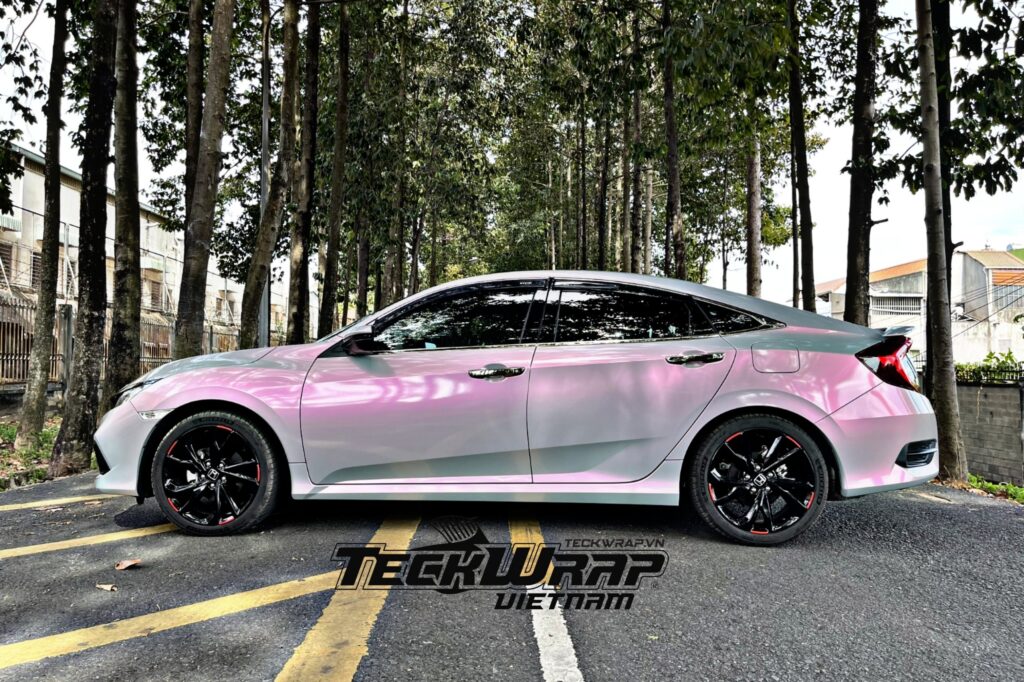 civic dán decal đổi màu teckwrap usa