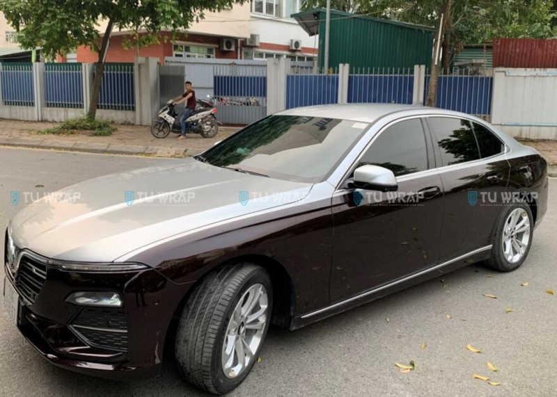 dán decal vinfast lux a 2.0 maybach cực sang 8