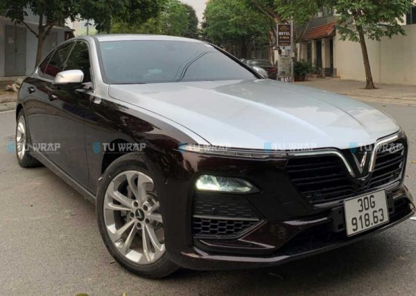 dán decal vinfast lux a 2.0 maybach cực sang