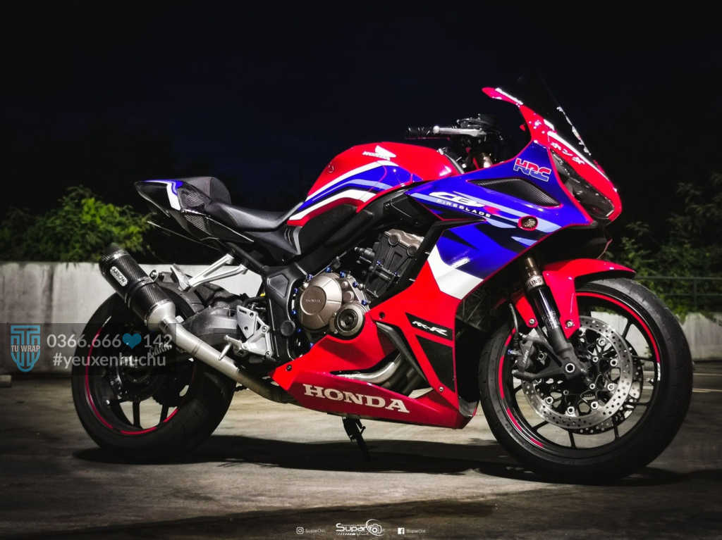 CBR 650R Red Blue Racing  DecalPro Store