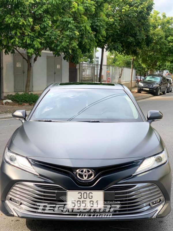 ô tô camry dán đen mờ đổi màu xe cm01m teckwrapusa