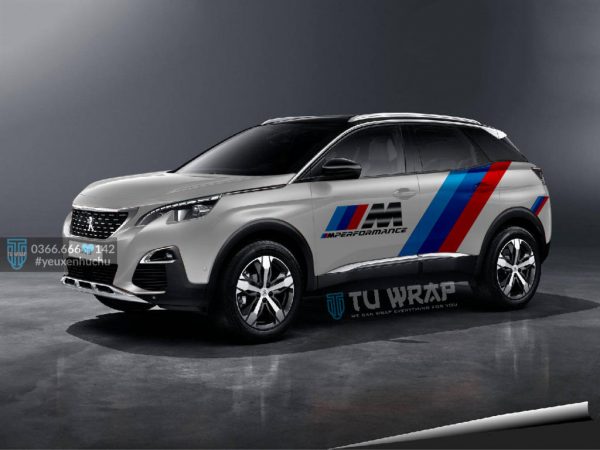 tem xe peugeot 2008 3008 5008 đẹp nhất