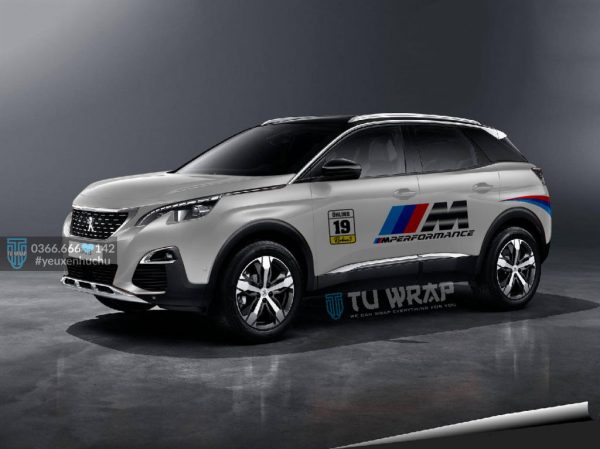 tem xe peugeot 2008 3008 5008 đẹp nhất